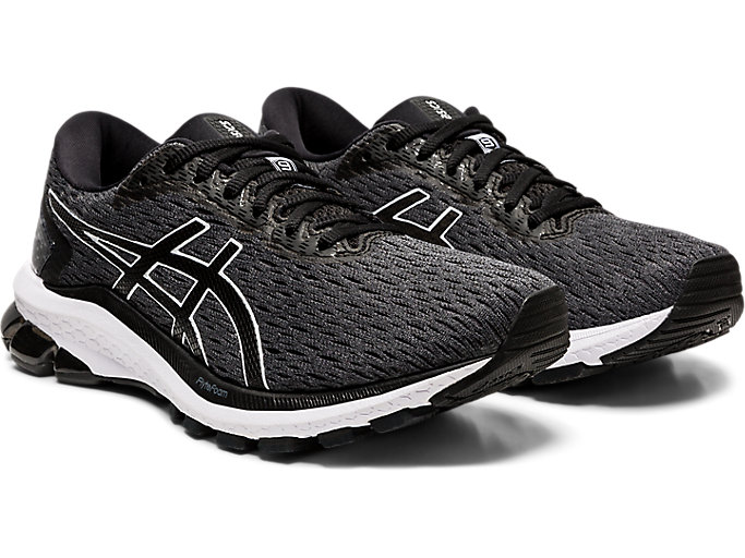 Bezecke Topanky Asics Gt-1000 9 (D) Damske Siva Čierne | 63201-ODUK