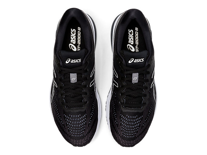 Bezecke Topanky Asics Gt-2000 8 Panske Čierne Biele | 20384-PYVB