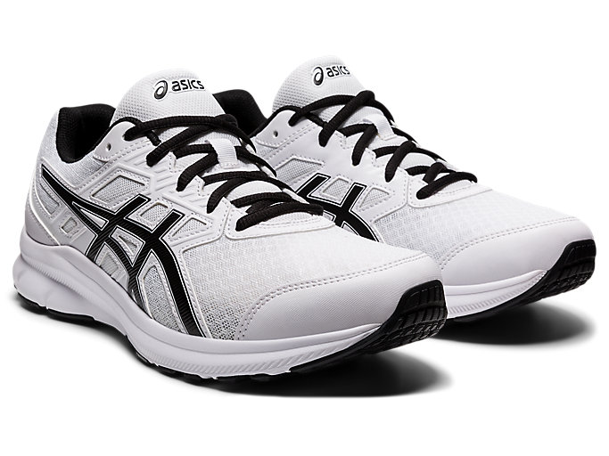 Bezecke Topanky Asics Jolt 3 (4e) Panske Biele Čierne | 87169-LJQB