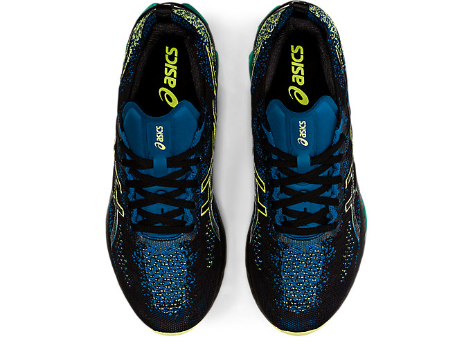 Bezecke Topanky Asics Kinsei Blast Panske Čierne Žlté | 26385-BPUF