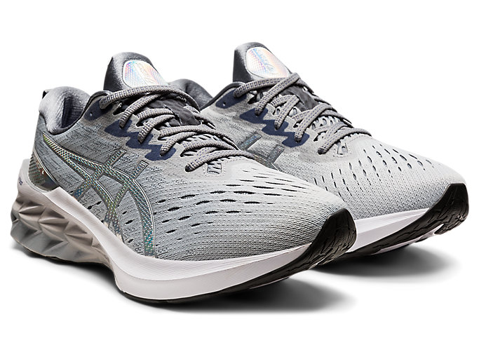 Bezecke Topanky Asics Novablast 2 Platinum Panske Siva Biele | 09863-TPYZ