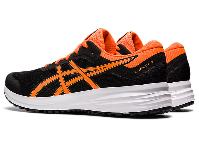 Bezecke Topanky Asics Patriot 12 Panske Čierne Oranžové | 02531-FIMS