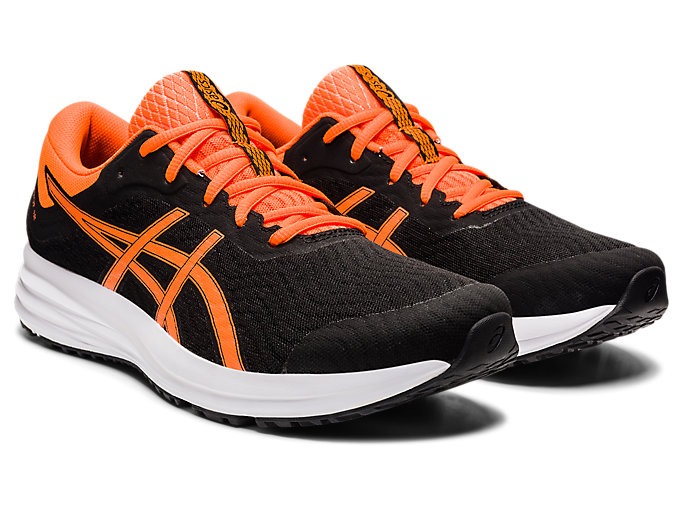 Bezecke Topanky Asics Patriot 12 Panske Čierne Oranžové | 02531-FIMS