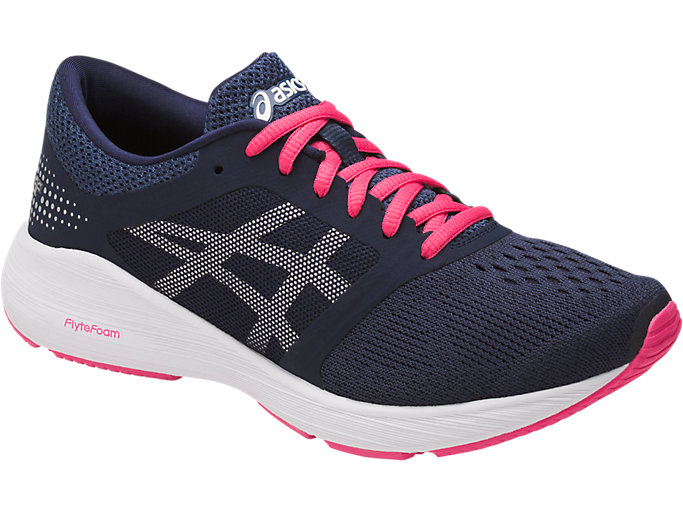 Bezecke Topanky Asics Roadhawk Ff Damske Modre Strieborne Tmavo Červené | 64251-CLEZ