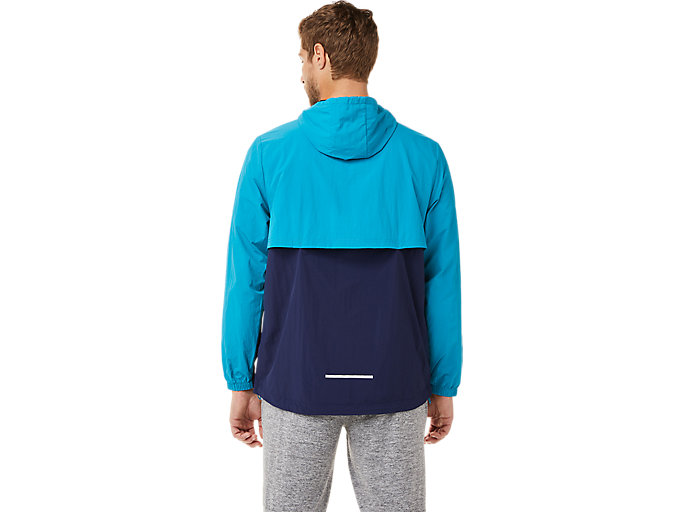 Bundy Asics Anorak Panske Tyrkysové Modre Námornícka Modrá | 13764-FPUH