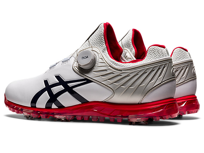 Golfove Topanky Asics Gel-ace Pro 5 Boa Panske Biele Námornícka Modrá | 89526-ADKJ