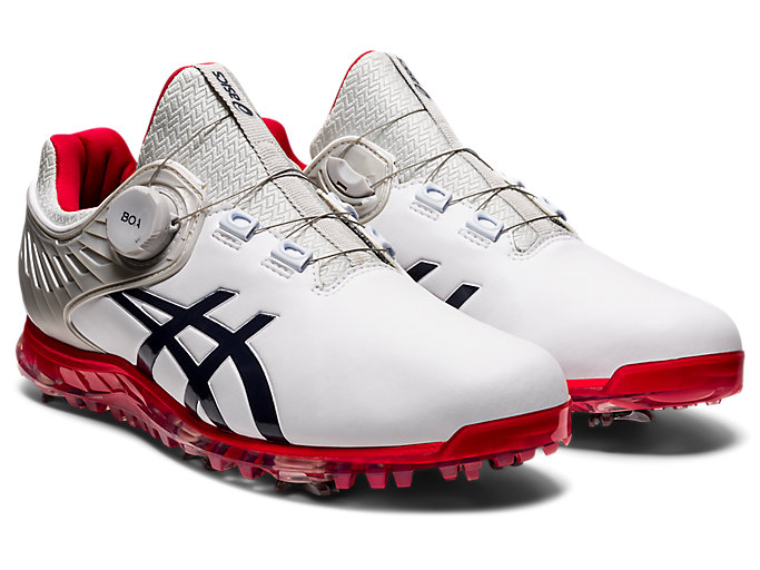 Golfove Topanky Asics Gel-ace Pro 5 Boa Panske Biele Námornícka Modrá | 89526-ADKJ