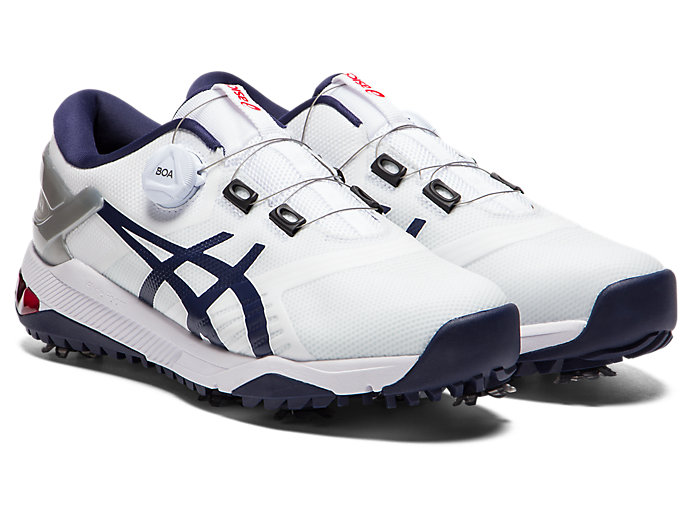 Golfove Topanky Asics Gel-course Duo Boa Panske Biele Námornícka Modrá | 87251-MPVX