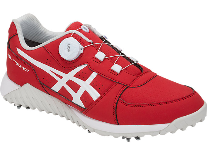 Golfove Topanky Asics Gel-preshot Boa Panske Červené Biele | 17039-NQIJ