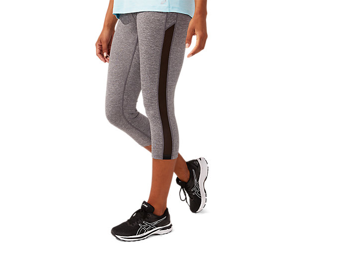 Leginy Asics Kate Mesh Capri Damske Tmavo Siva | 15873-MAGZ