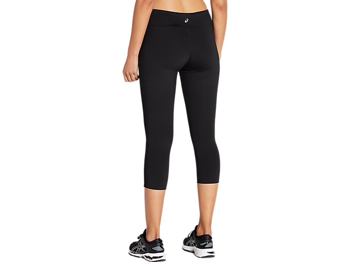 Leginy Asics Kate Mesh Capri Damske Čierne | 25680-WCBT