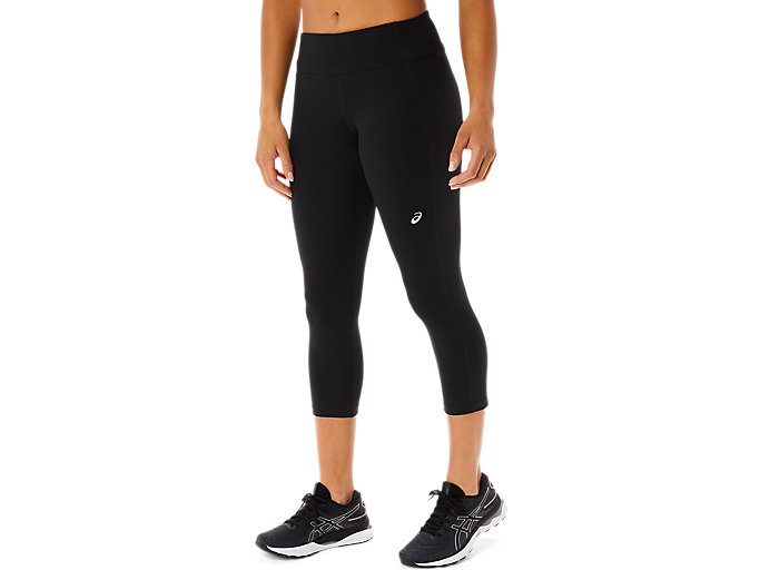 Leginy Asics Performance Capri Damske Čierne | 39158-QROA