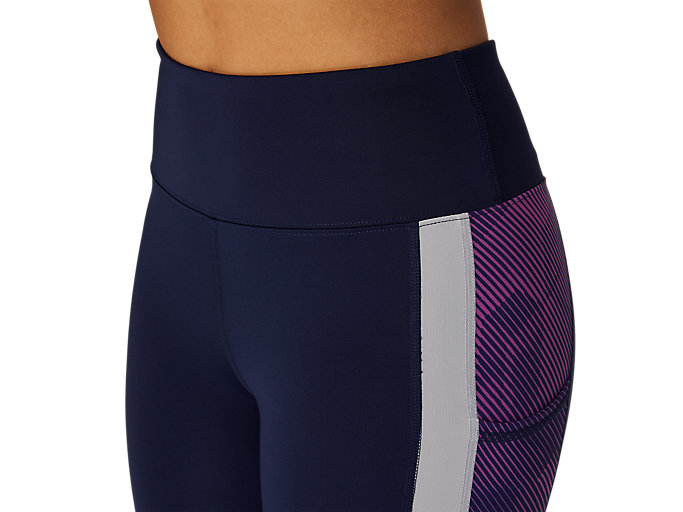 Leginy Asics Performance Print Capri Damske Námornícka Modrá Nachový Siva | 97031-WHOU