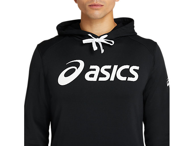 Mikiny S Kapucňou Asics Essential French Terry Panske Čierne Biele | 46581-OIYH