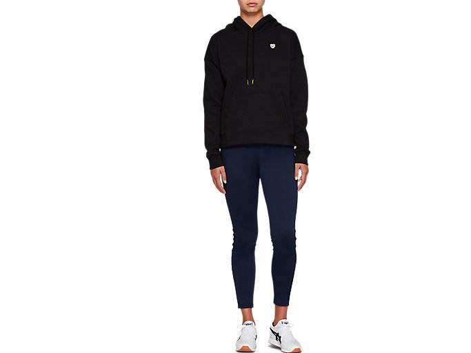 Mikiny S Kapucňou Asics Fleece Pull Over Damske Čierne | 01546-FIRE