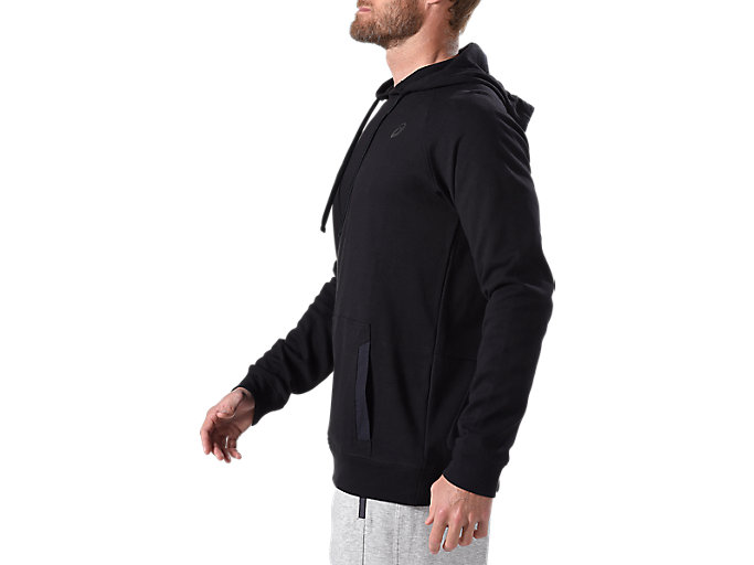 Mikiny S Kapucňou Asics Fleece Pullover Panske Čierne | 40682-YTWH