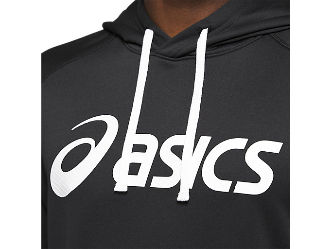 Mikiny S Kapucňou Asics French Terry Panske Čierne Biele | 90385-IWKG