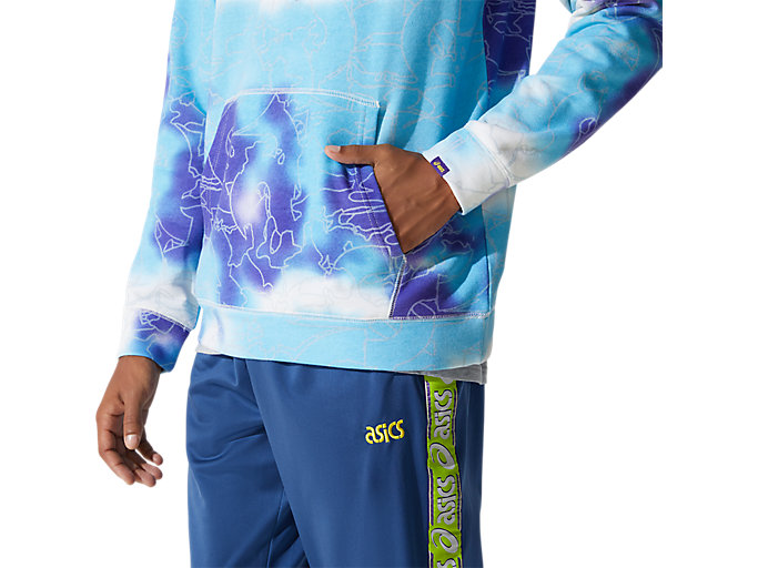 Mikiny S Kapucňou Asics French Terry Tie Dye Pullover Panske Viacfarebný | 85692-IBZQ