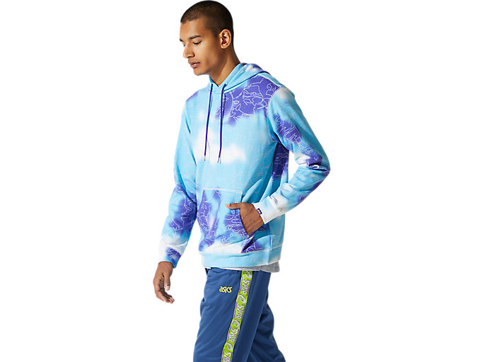 Mikiny S Kapucňou Asics French Terry Tie Dye Pullover Panske Viacfarebný | 85692-IBZQ