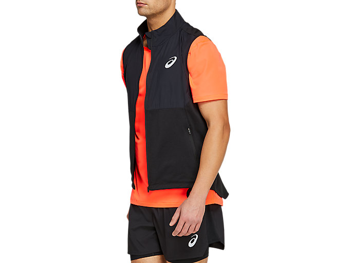 Mikiny S Kapucňou Asics Future Tokyo Vest Panske Čierne | 03126-BGDK