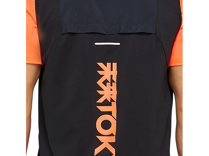 Mikiny S Kapucňou Asics Future Tokyo Vest Panske Čierne | 03126-BGDK