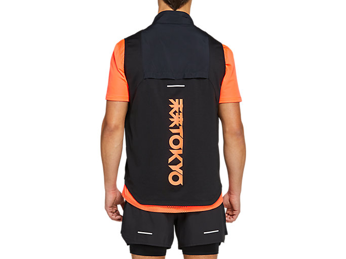 Mikiny S Kapucňou Asics Future Tokyo Vest Panske Čierne | 03126-BGDK