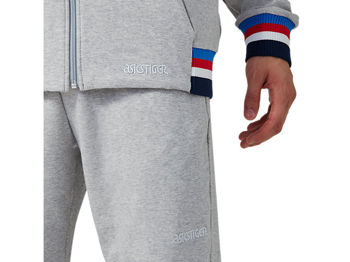 Mikiny S Kapucňou Asics Logo Sweat Full Zip Panske Siva | 36985-XFPU