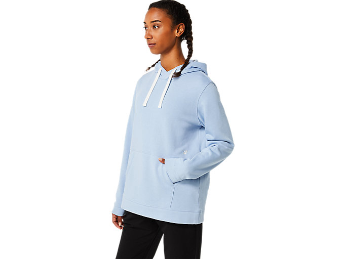 Mikiny S Kapucňou Asics Pullover Damske Biele | 57649-WYSV