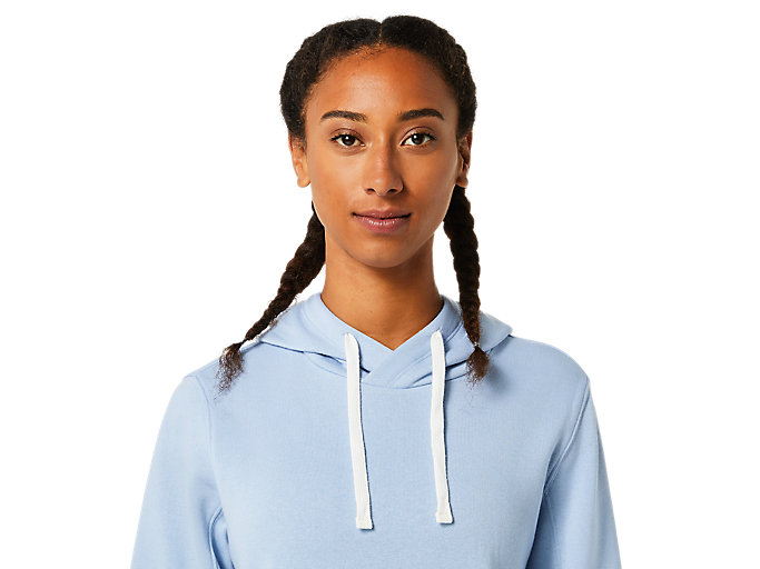 Mikiny S Kapucňou Asics Pullover Damske Biele | 57649-WYSV