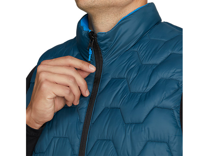 Mikiny S Kapucňou Asics Reverse Insulated Vest Panske Modre Modre | 01379-JSKI