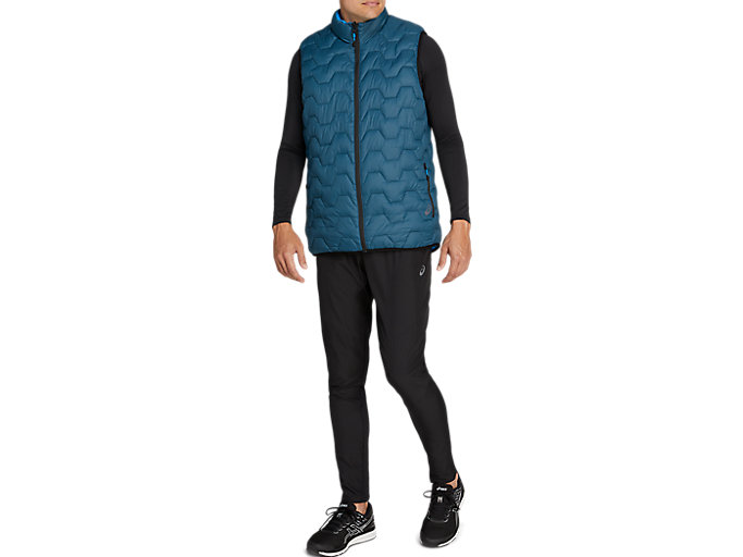 Mikiny S Kapucňou Asics Reverse Insulated Vest Panske Modre Modre | 01379-JSKI