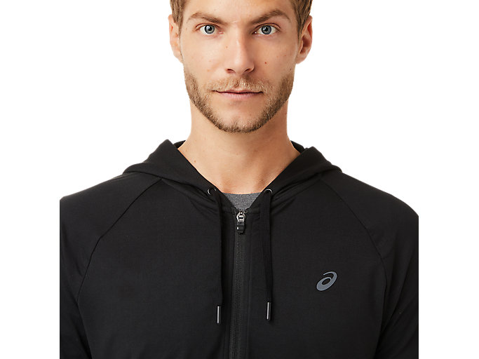 Mikiny S Kapucňou Asics Tech Full Zip Panske Čierne | 38546-DRWY