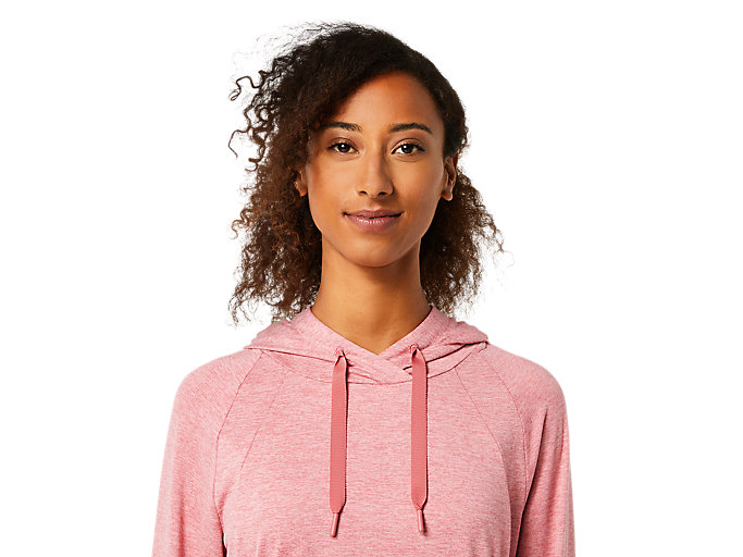 Mikiny S Kapucňou Asics Tech Pullover Damske Ruzove | 17584-XFTE