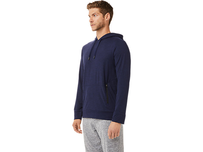 Mikiny S Kapucňou Asics Tech Pullover Panske Námornícka Modrá | 49650-POUA