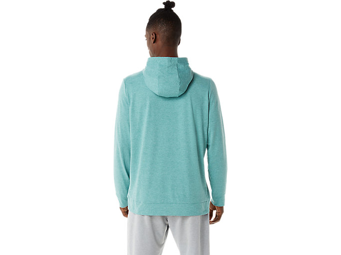 Mikiny S Kapucňou Asics Tech Pullover Panske Olivovo Zelená | 85031-MZBW