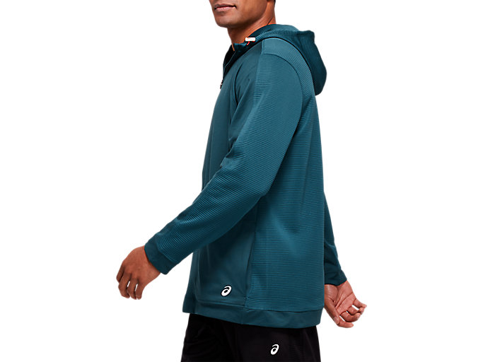 Mikiny S Kapucňou Asics Thermopolis Fleece 1/2 Zip Panske Modre | 28037-PMZD