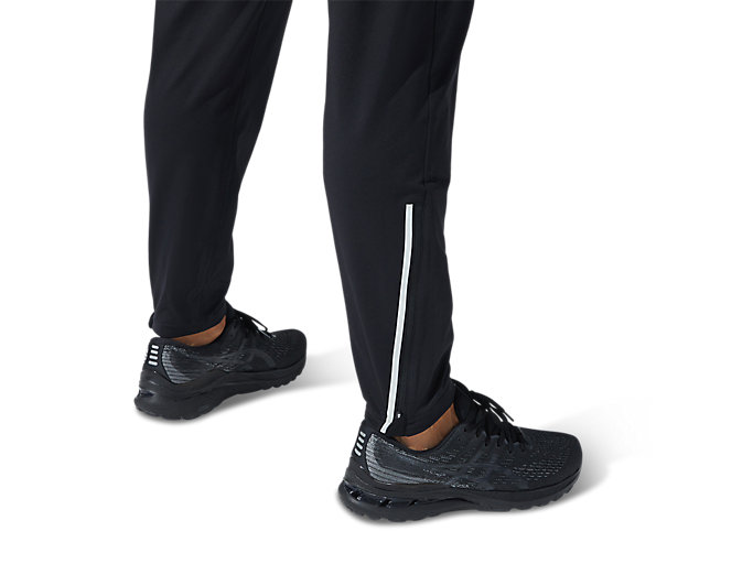 Nohavice Asics Thermopolis Taper Panske Čierne | 90456-XSYN