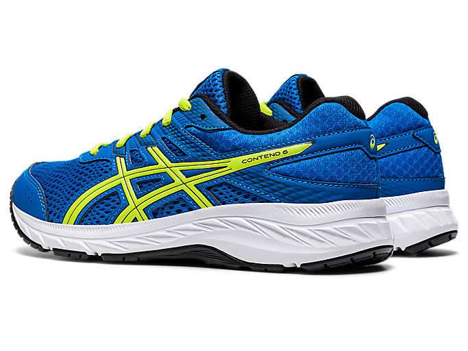 Skolske Topanky Asics Contend 6 Grade Detske Modre Svetlo Zelene | 17830-YTNE