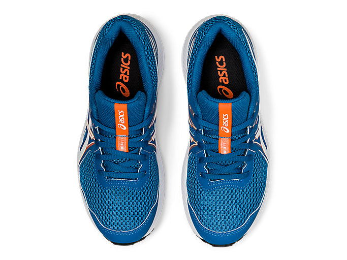 Skolske Topanky Asics Contend 7 Grade Detske Modre Biele | 53740-OZKR