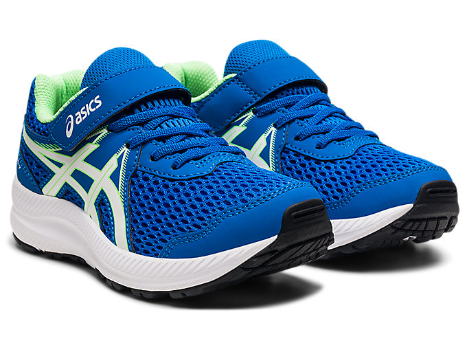 Skolske Topanky Asics Contend 7 Pre Detske Modre Biele | 51672-JBHS