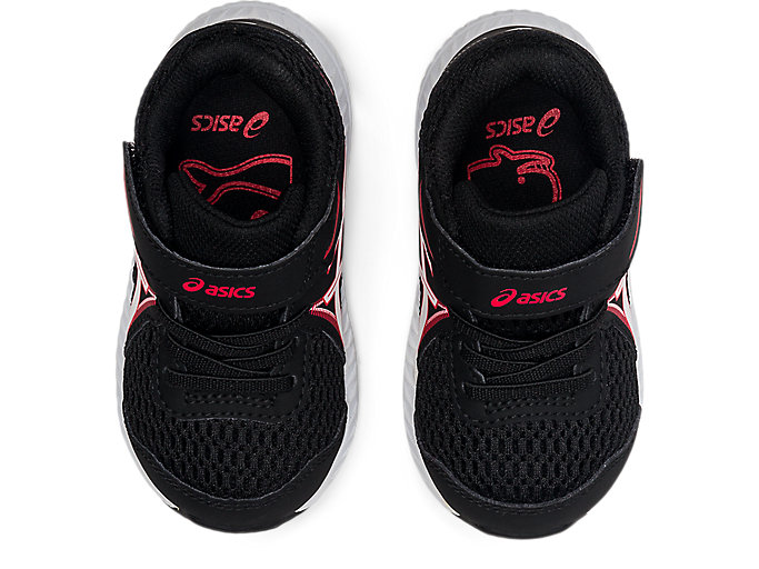 Skolske Topanky Asics Contend 7 Toddler Size Detske Čierne Červené | 60472-LSIY