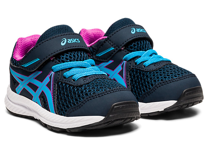 Skolske Topanky Asics Contend 7 Toddler Size Detske Modre Svetlo Tyrkysové | 80267-XWQF