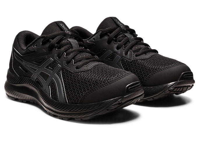 Skolske Topanky Asics Contend 8 Grade Detske Čierne Siva | 26594-JDMK