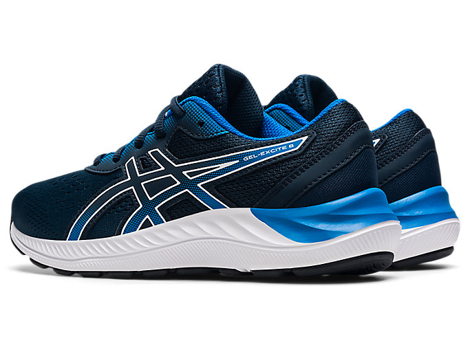 Skolske Topanky Asics Gel-excite 8 Grade Detske Modre Biele | 17890-RKNS