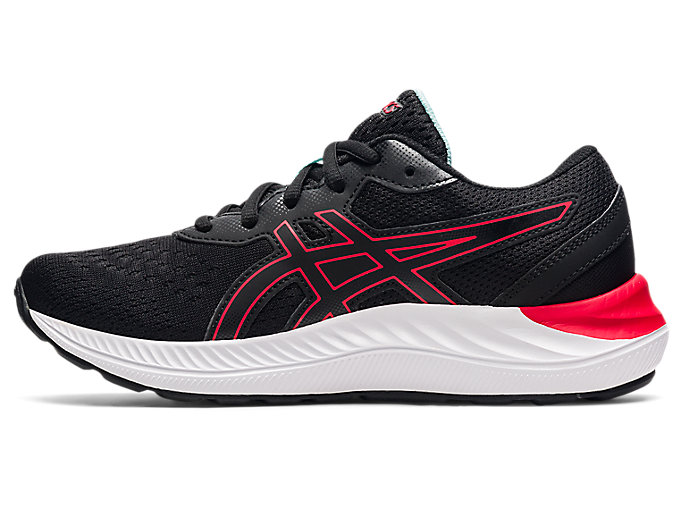 Skolske Topanky Asics Gel-excite 8 Grade Detske Čierne Červené | 86103-PLKG