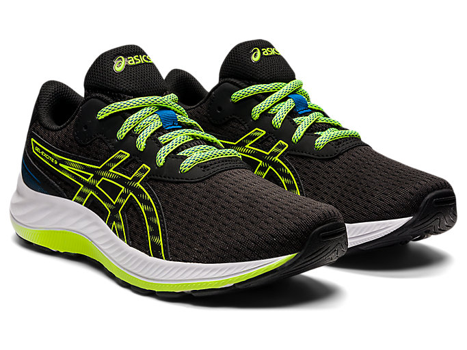 Skolske Topanky Asics Gel-excite 9 Grade Detske Čierne Zelene | 09276-ZUQB