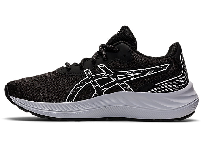 Skolske Topanky Asics Gel-excite 9 Grade Detske Čierne Biele | 20537-IDOK