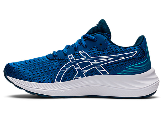 Skolske Topanky Asics Gel-excite 9 Grade Detske Biele | 70593-FYMG