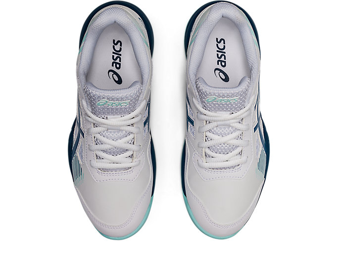 Skolske Topanky Asics Gel-game 8 Grade Detske Biele Svetlo Indigo | 83145-LJOT