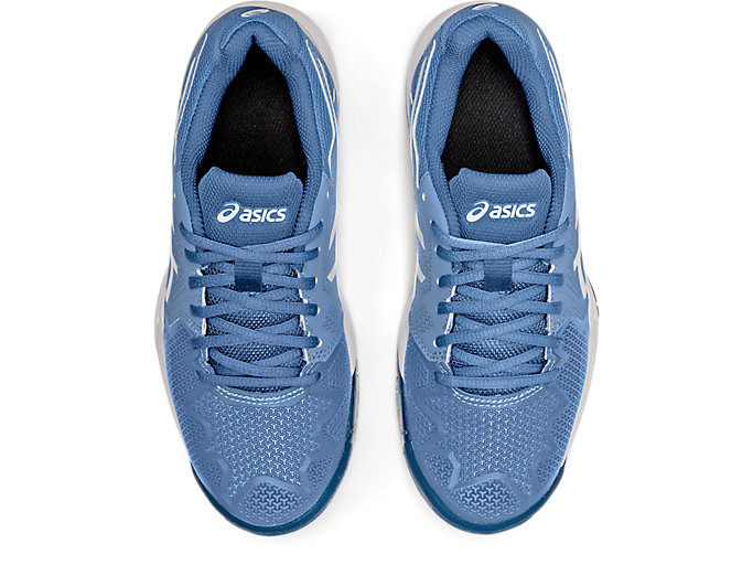 Skolske Topanky Asics Gel-resolution 8 Grade Detske Modre Biele | 12849-HFWB